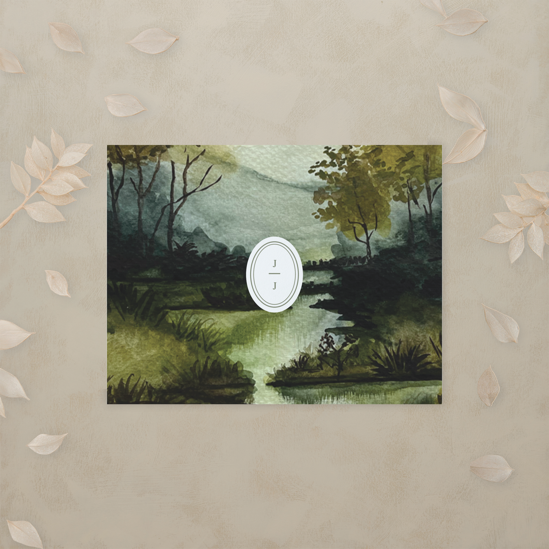 Modern Romance RSVP Card