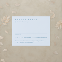 Modern Romance RSVP Card