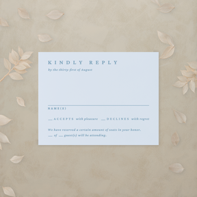 Modern Romance RSVP Card