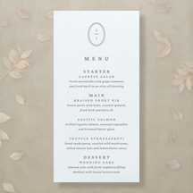 Modern Romance Menu