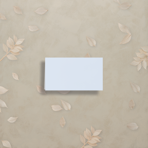 Modern Romance Place Card