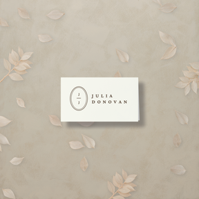 Modern Romance Place Card