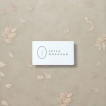 Modern Romance Place Card