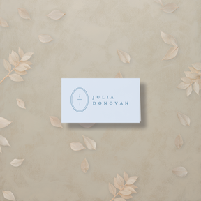 Modern Romance Place Card