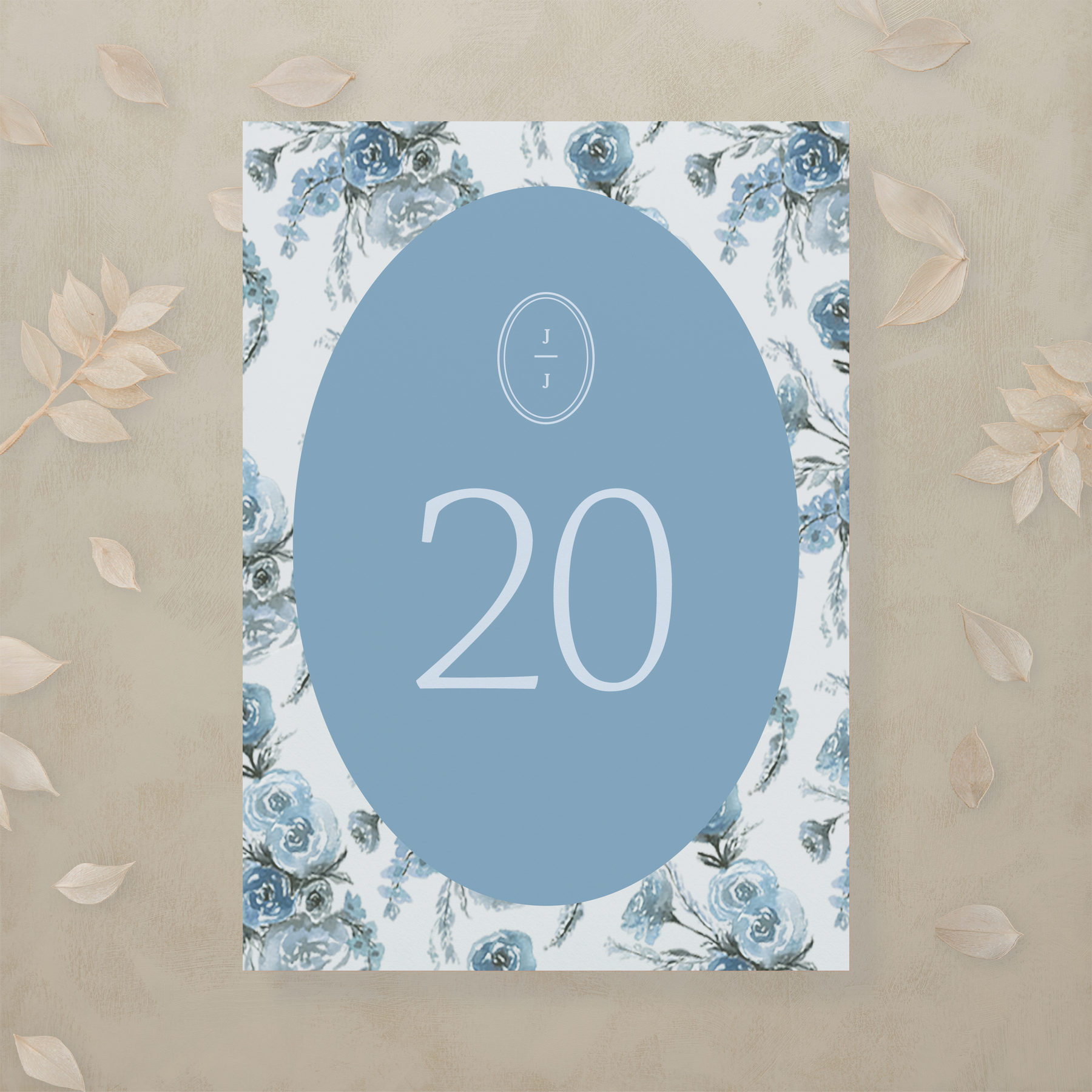Modern Romance Table Number