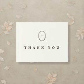 Modern Romance Thank You Cards