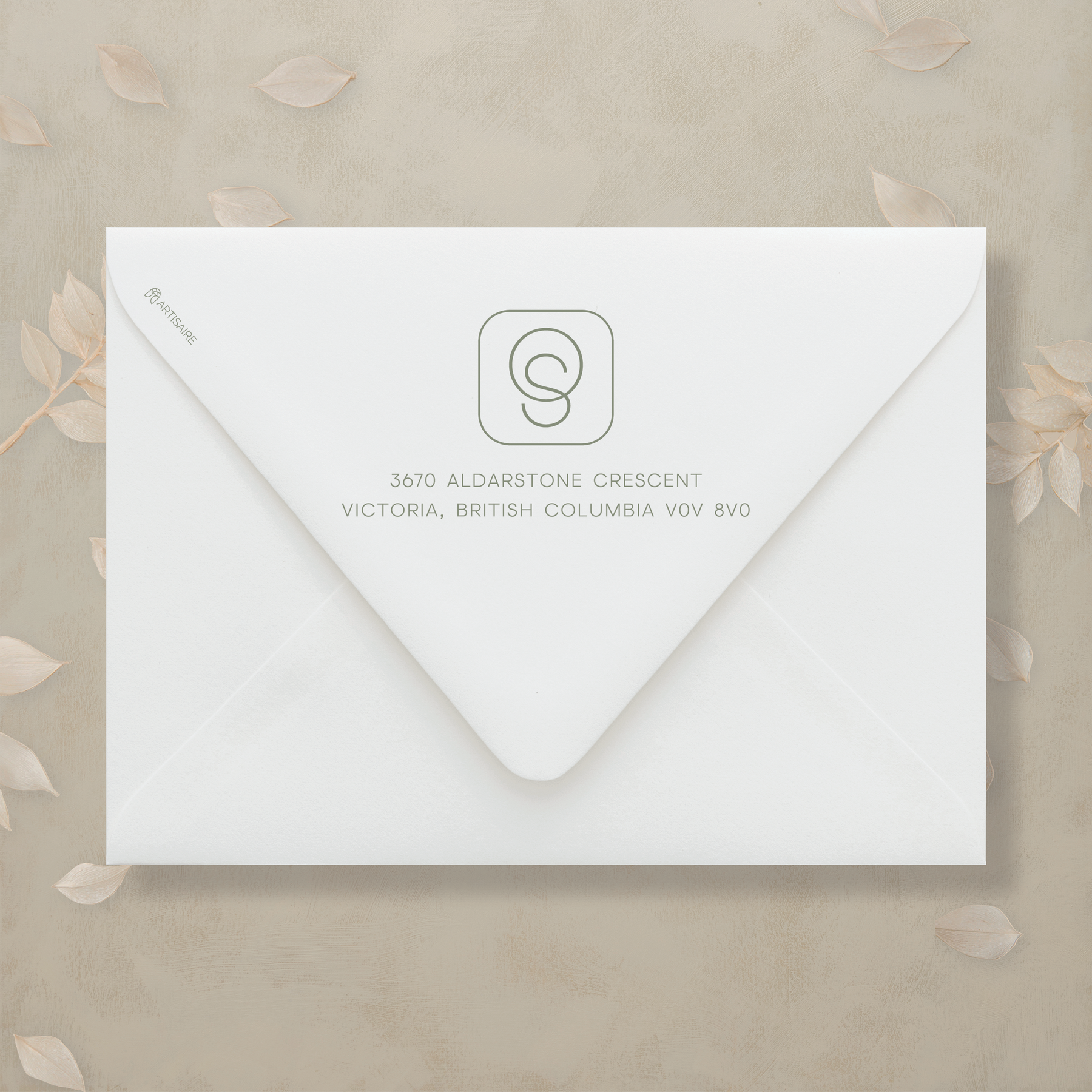 Monochrome Muse Addressed Envelopes
