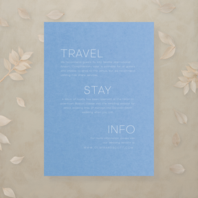 Monochrome Muse All In One Wedding Invitation