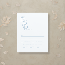Monochrome Muse RSVP Card