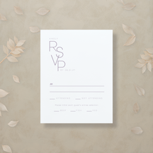 Monochrome Muse RSVP Card