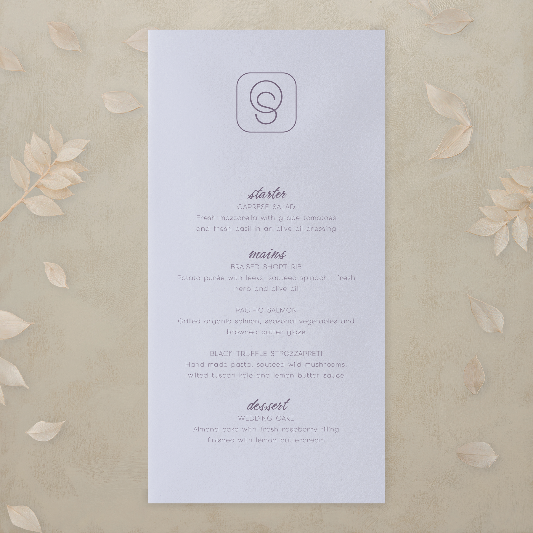 Monochrome Muse Menu