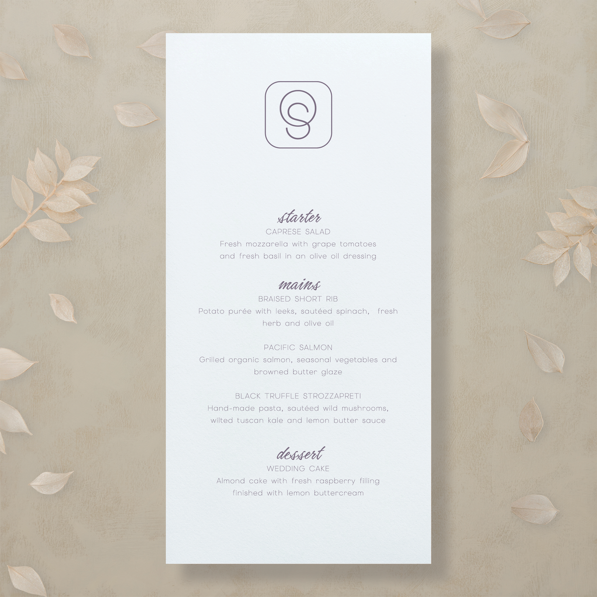 Monochrome Muse Menu