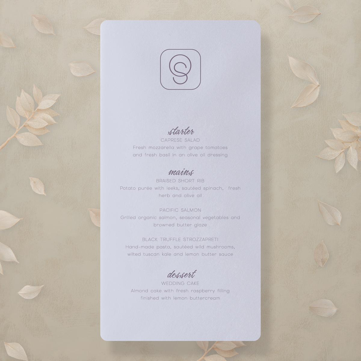 Monochrome Muse Menu