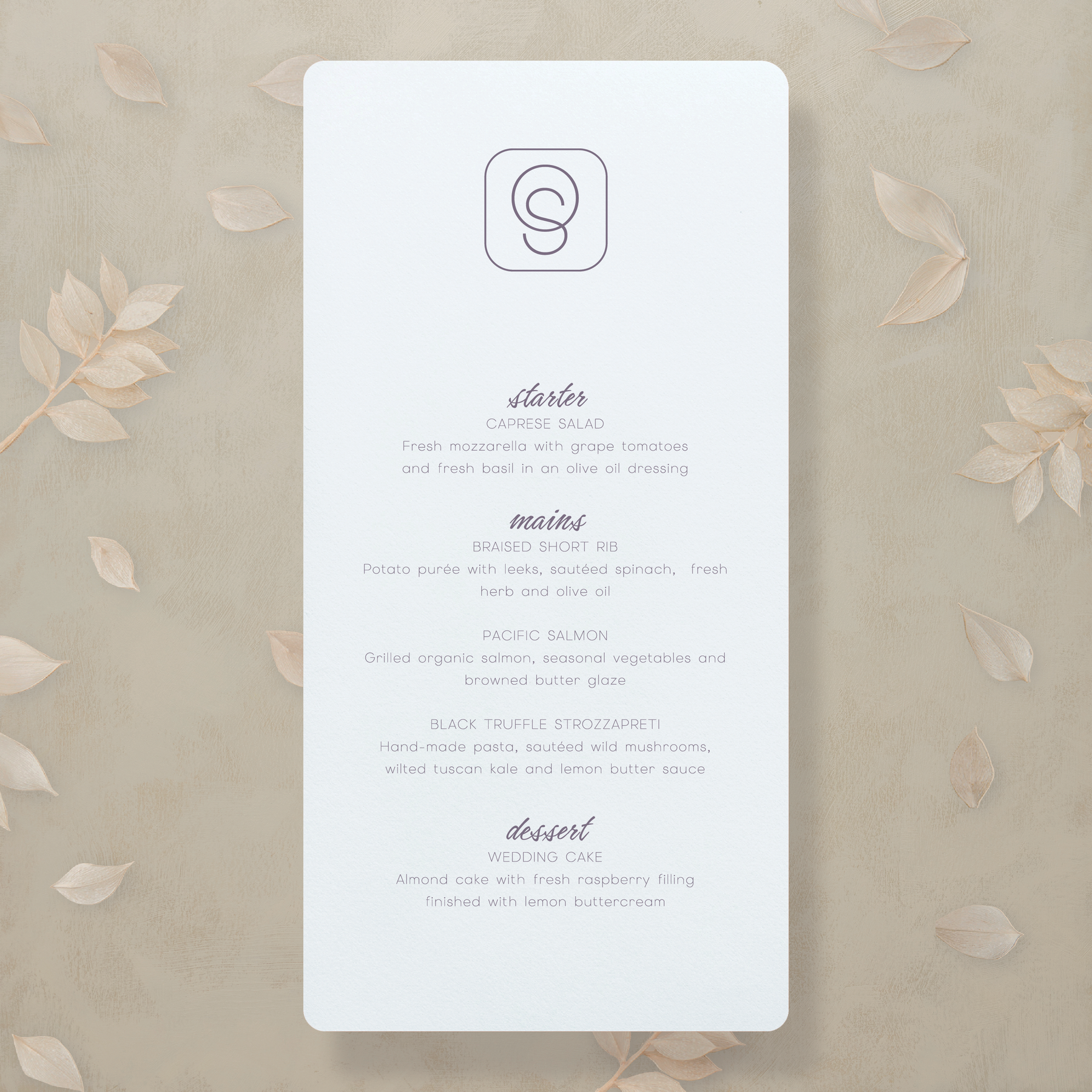 Monochrome Muse Menu