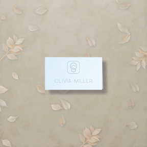 Monochrome Muse Place Card