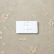 Monochrome Muse Place Card