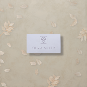 Monochrome Muse Place Card