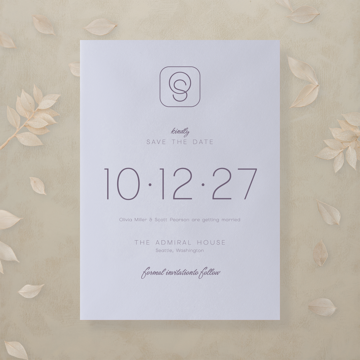 Monochrome Muse Save The Date