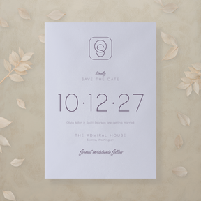 (Sample) Monochrome Muse Save The Date