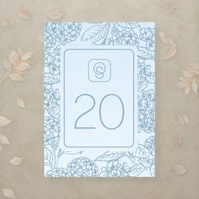 Monochrome Muse Table Number