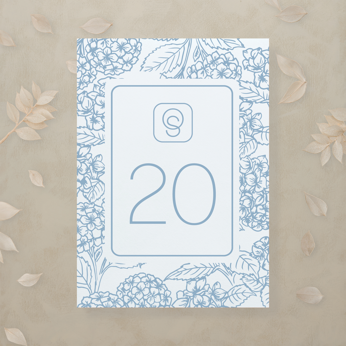Monochrome Muse Table Number