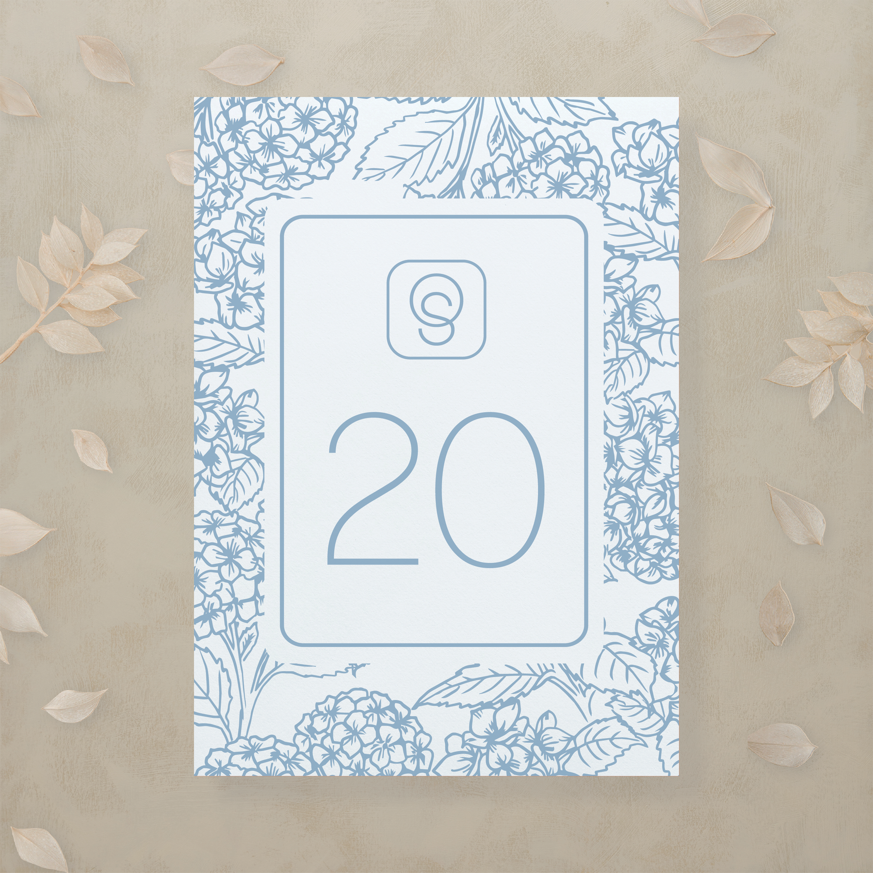 Monochrome Muse Table Number