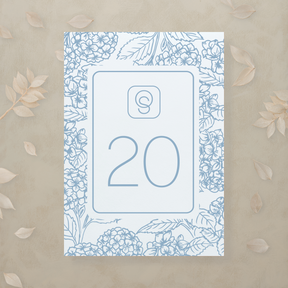Monochrome Muse Table Number