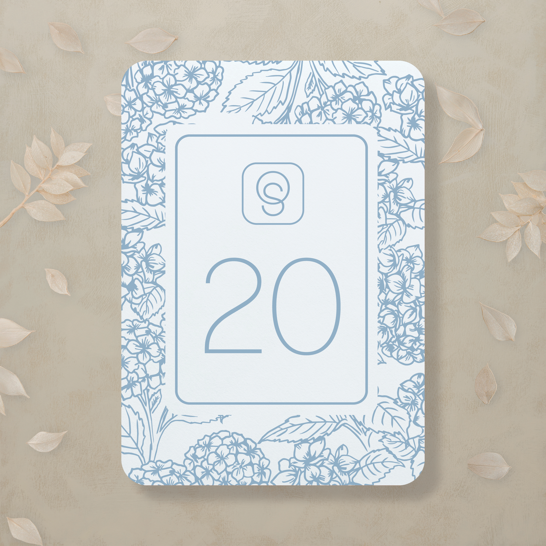 Monochrome Muse Table Number