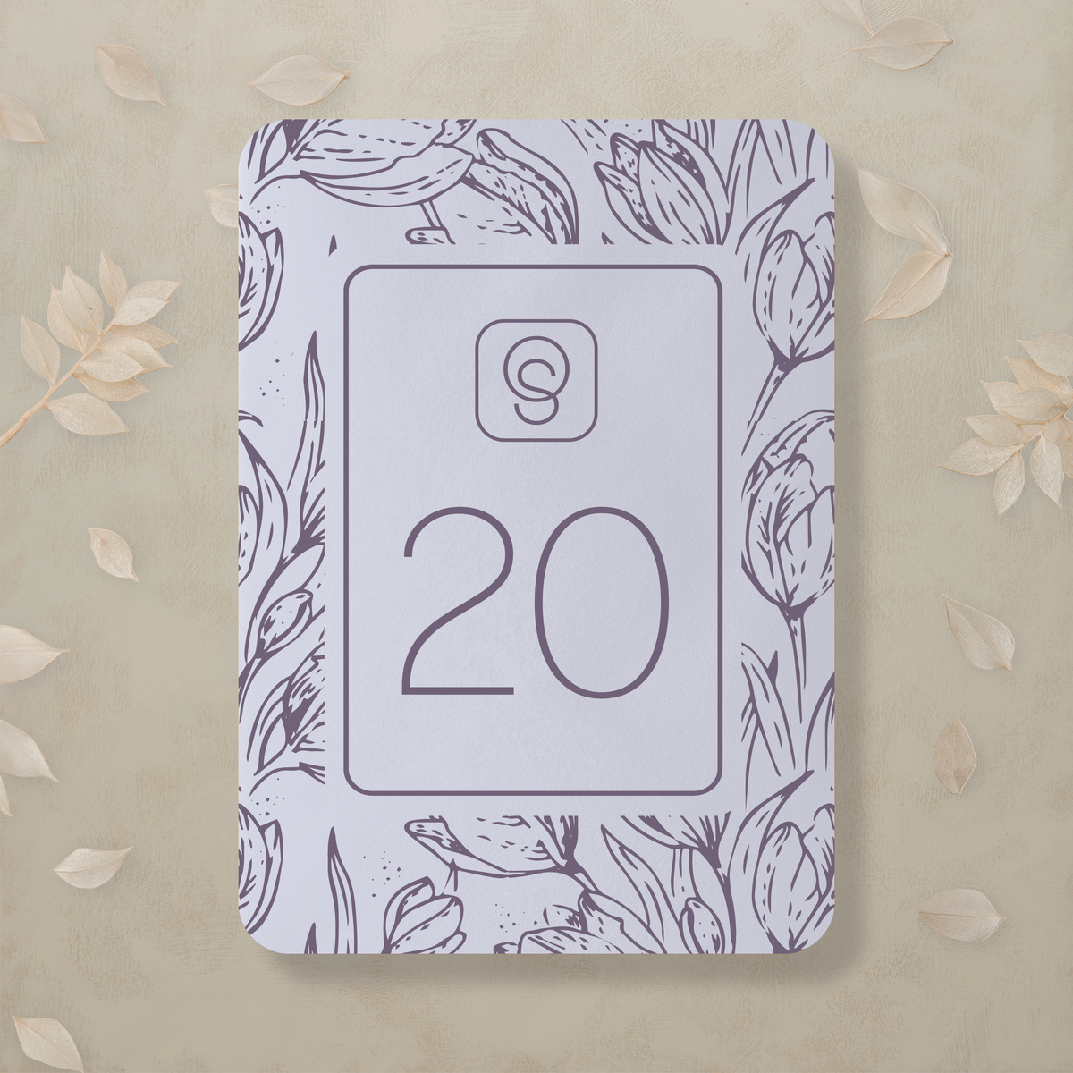 Monochrome Muse Table Number