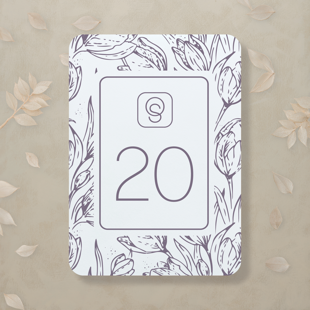 Monochrome Muse Table Number