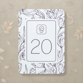 Monochrome Muse Table Number