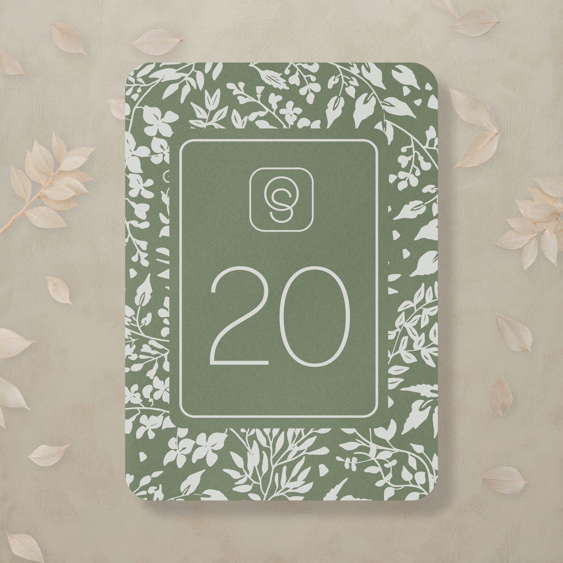 Monochrome Muse Table Number