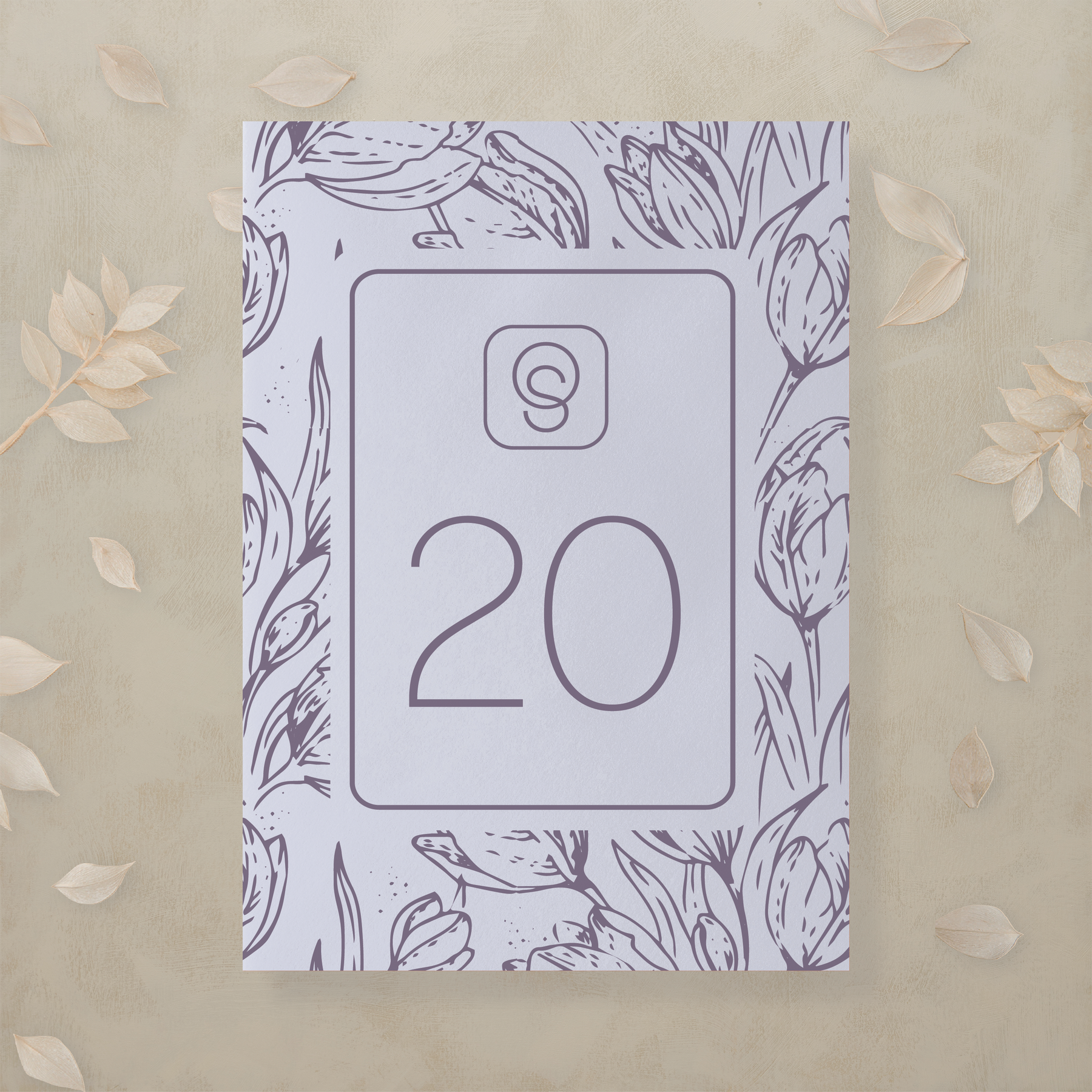 Monochrome Muse Table Number