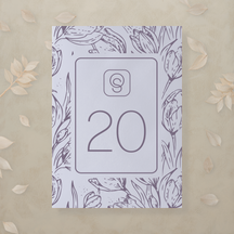 Monochrome Muse Table Number