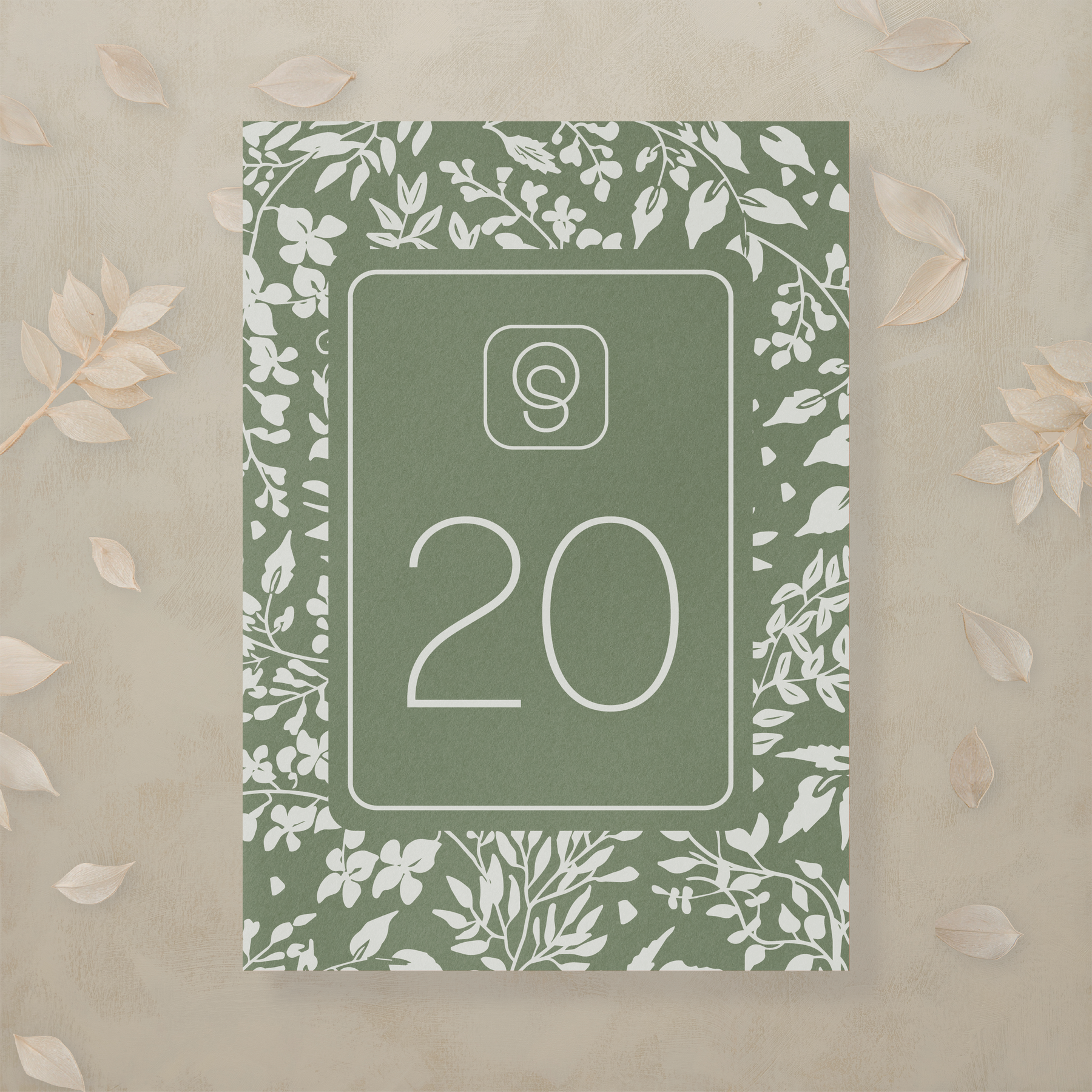 Monochrome Muse Table Number