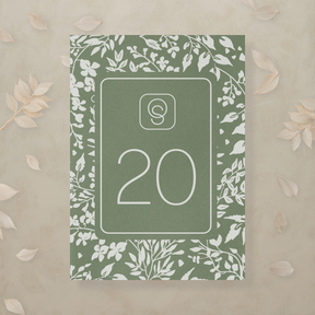 Monochrome Muse Table Number