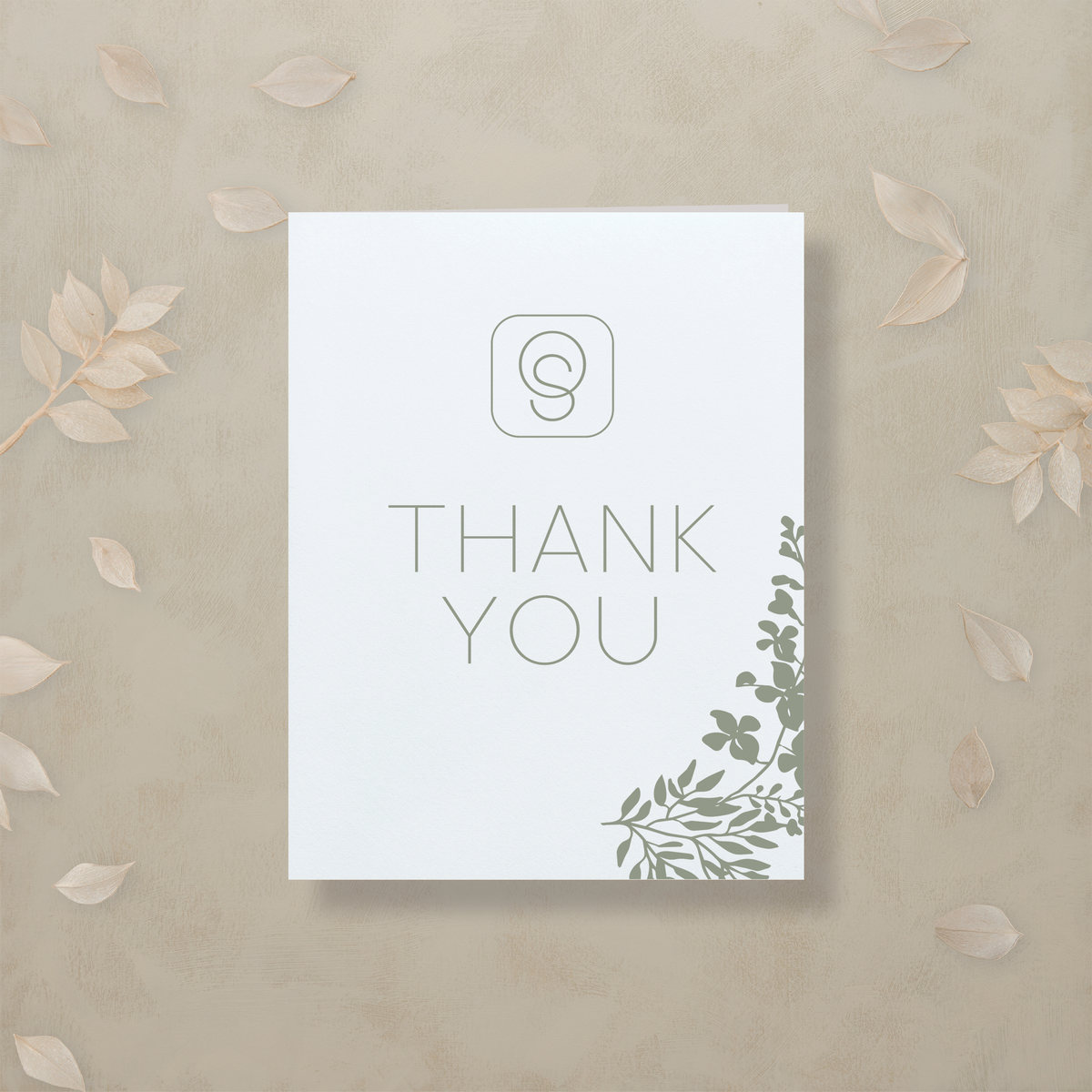 Monochrome Muse Thank You Cards