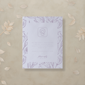 Monochrome Muse Digital RSVP Card