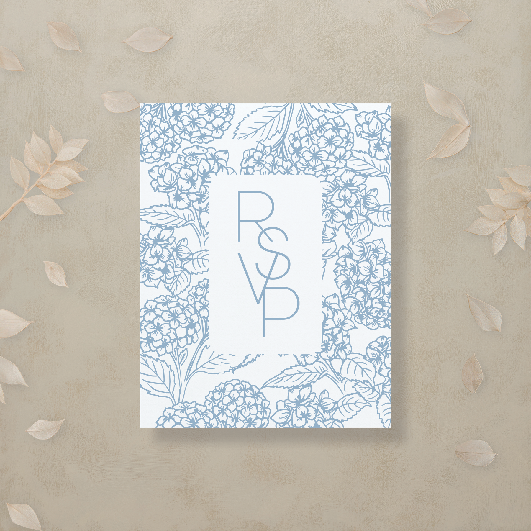 Monochrome Muse Digital RSVP Card