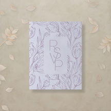 Monochrome Muse Digital RSVP Card