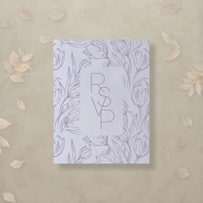 Monochrome Muse Digital RSVP Card