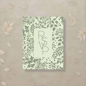 Monochrome Muse Digital RSVP Card