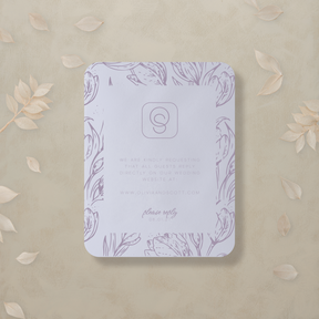 Monochrome Muse Digital RSVP Card