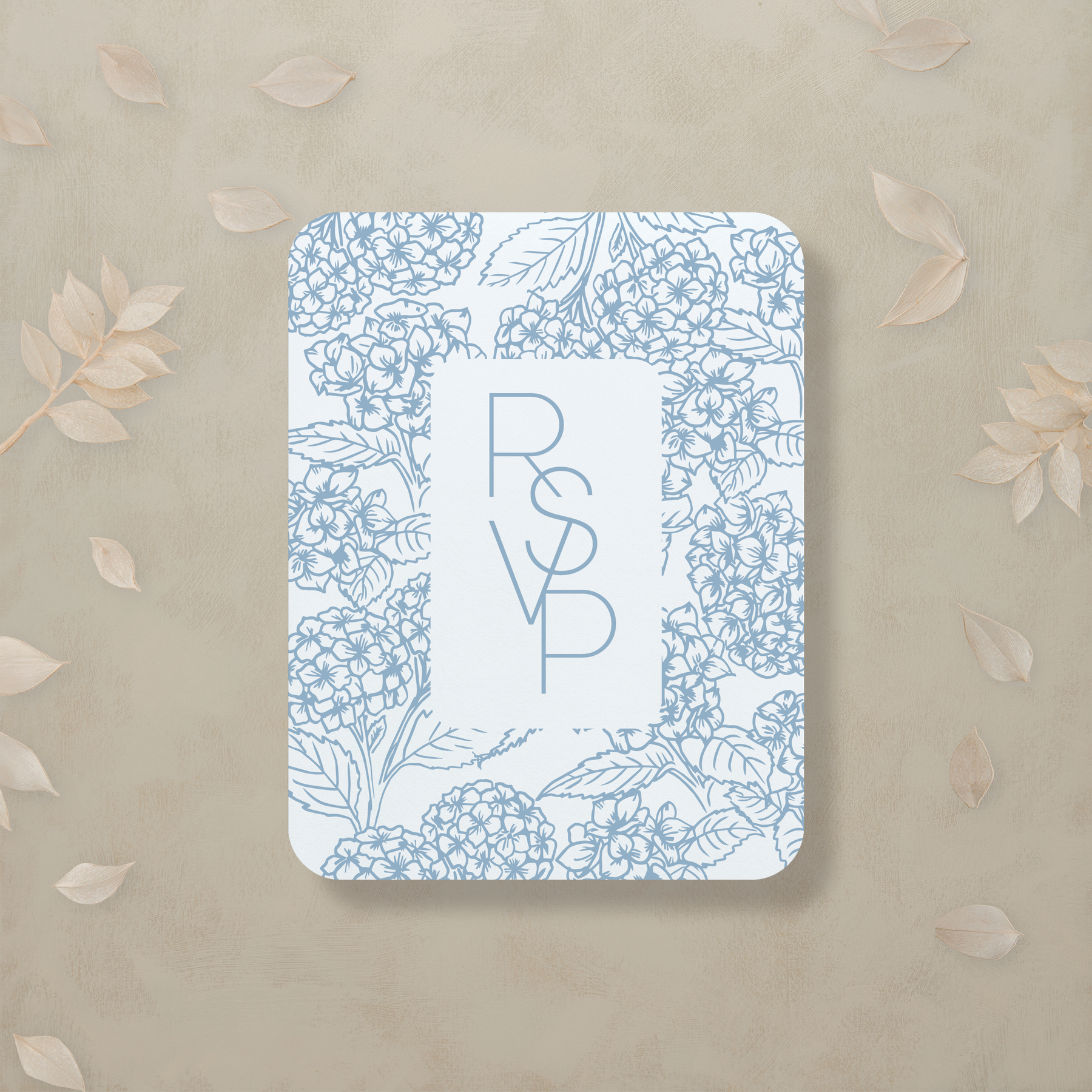 Monochrome Muse Digital RSVP Card