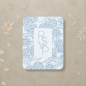 Monochrome Muse Digital RSVP Card