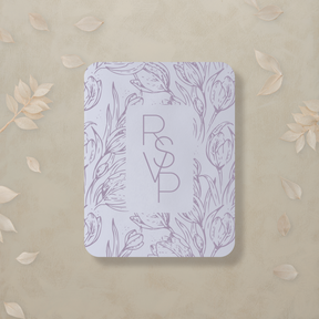 Monochrome Muse Digital RSVP Card