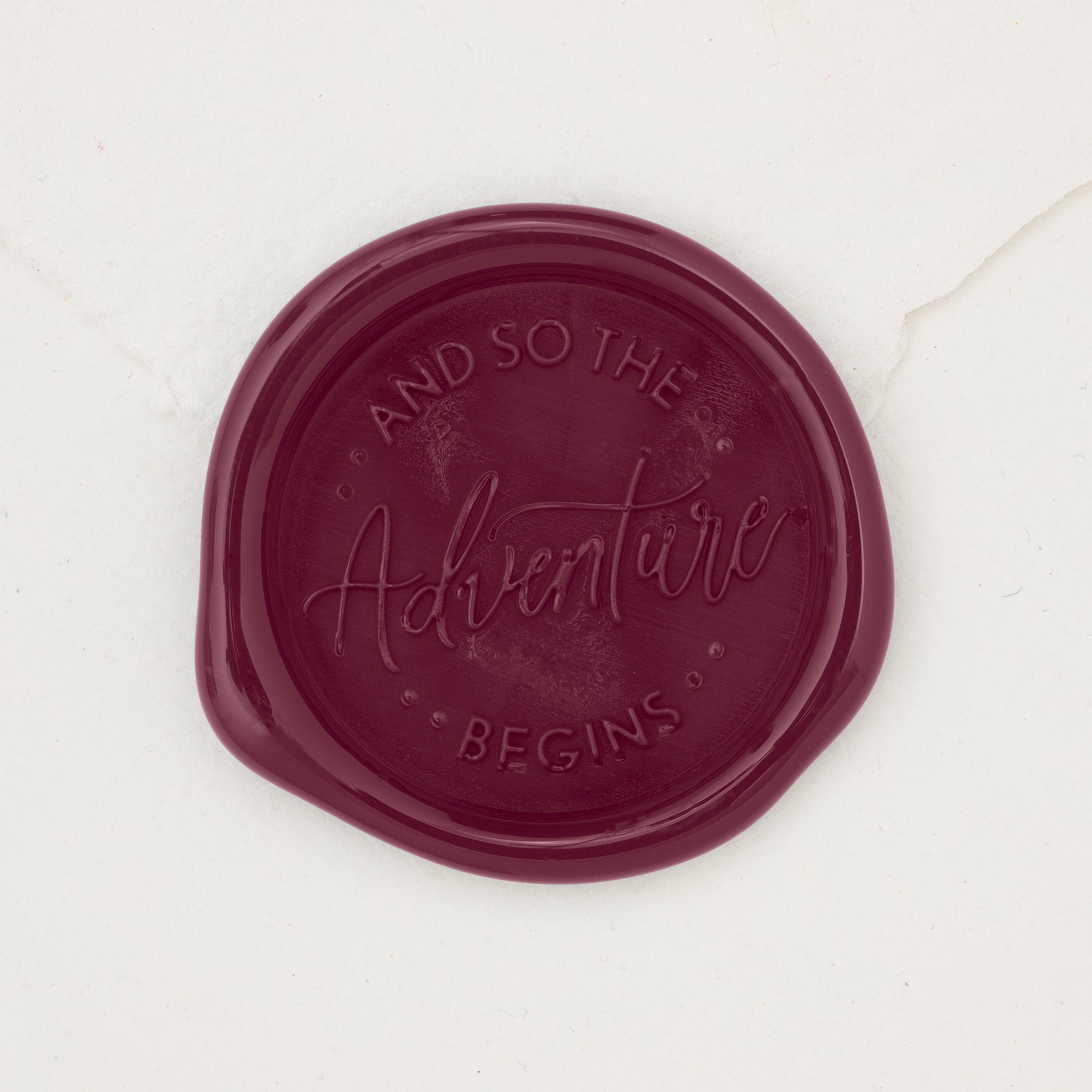 And So The Adventure Begins Wax Seals