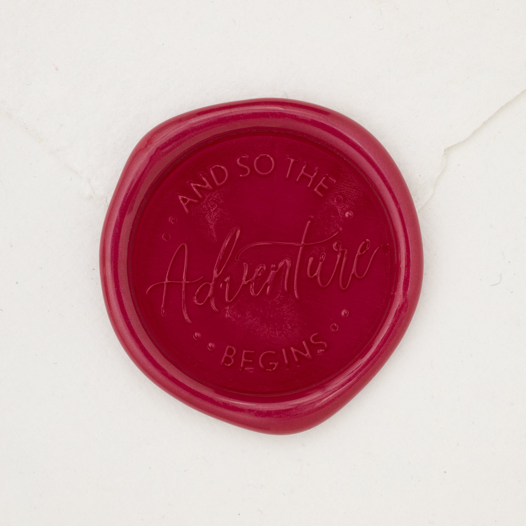 And So The Adventure Begins Wax Seals