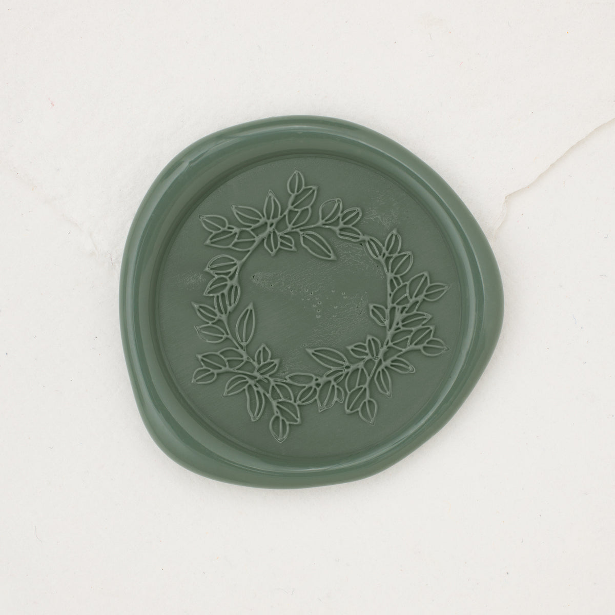 Salal Wreath Wax Seals