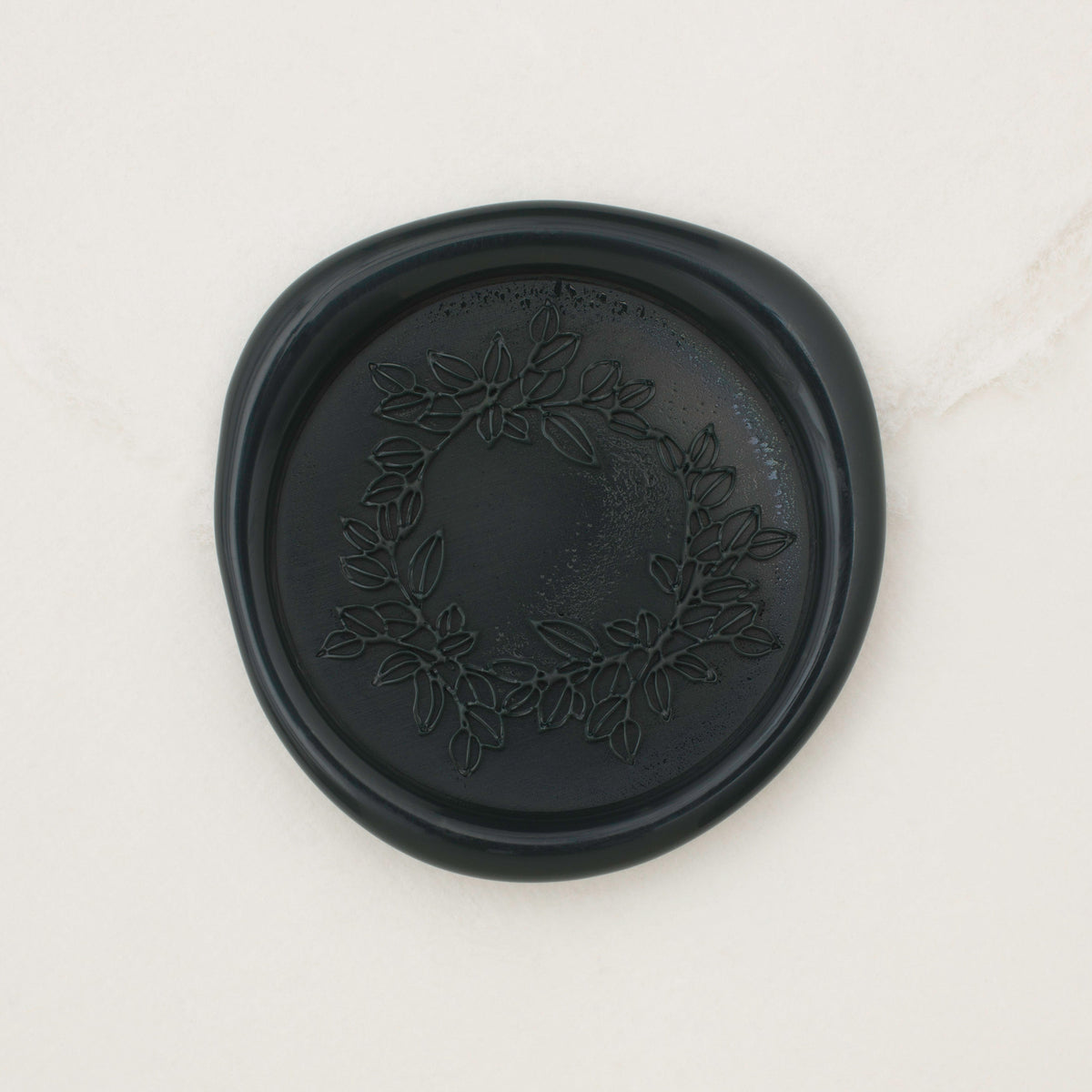 Salal Wreath Wax Seals